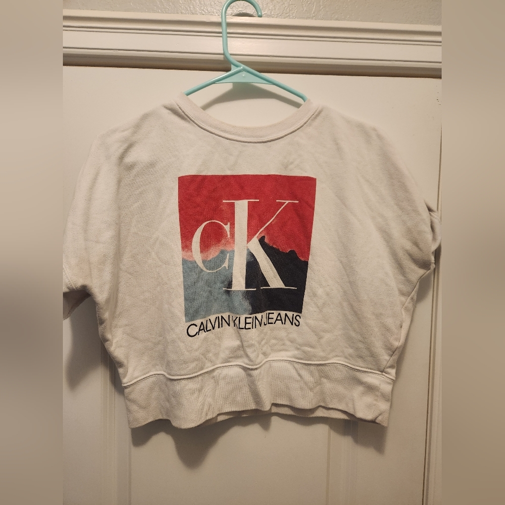 Calvin Klein crop sweatshirt